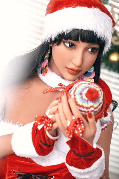 Liane-163cm Weihnachtskostüm Sexpuppe Haut Lebensecht